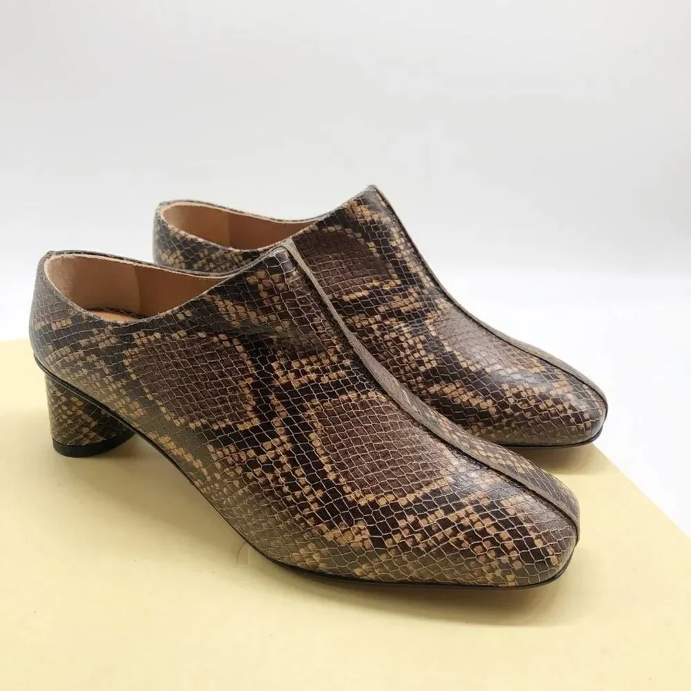 LOQ Eva Castaa Python Mules - Picture 2 of 11